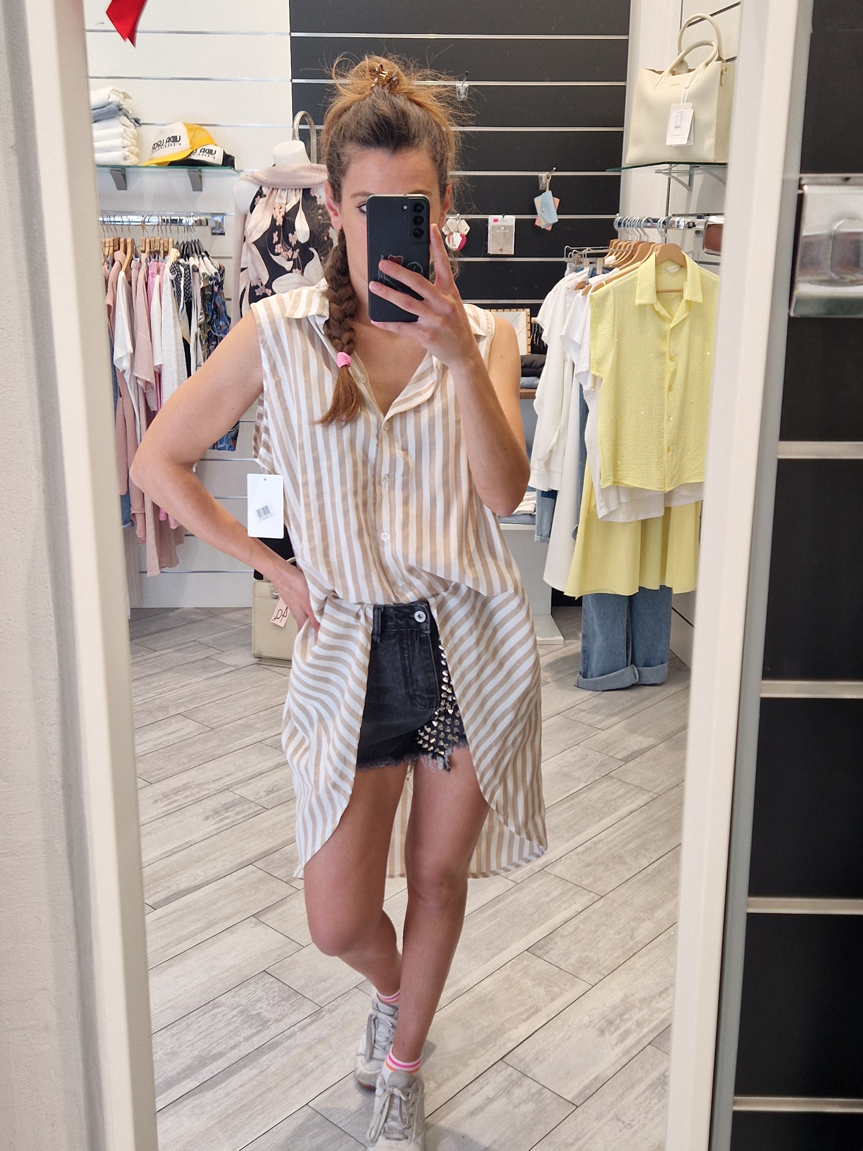 MAXI CAMICIA RIGHE 1.0