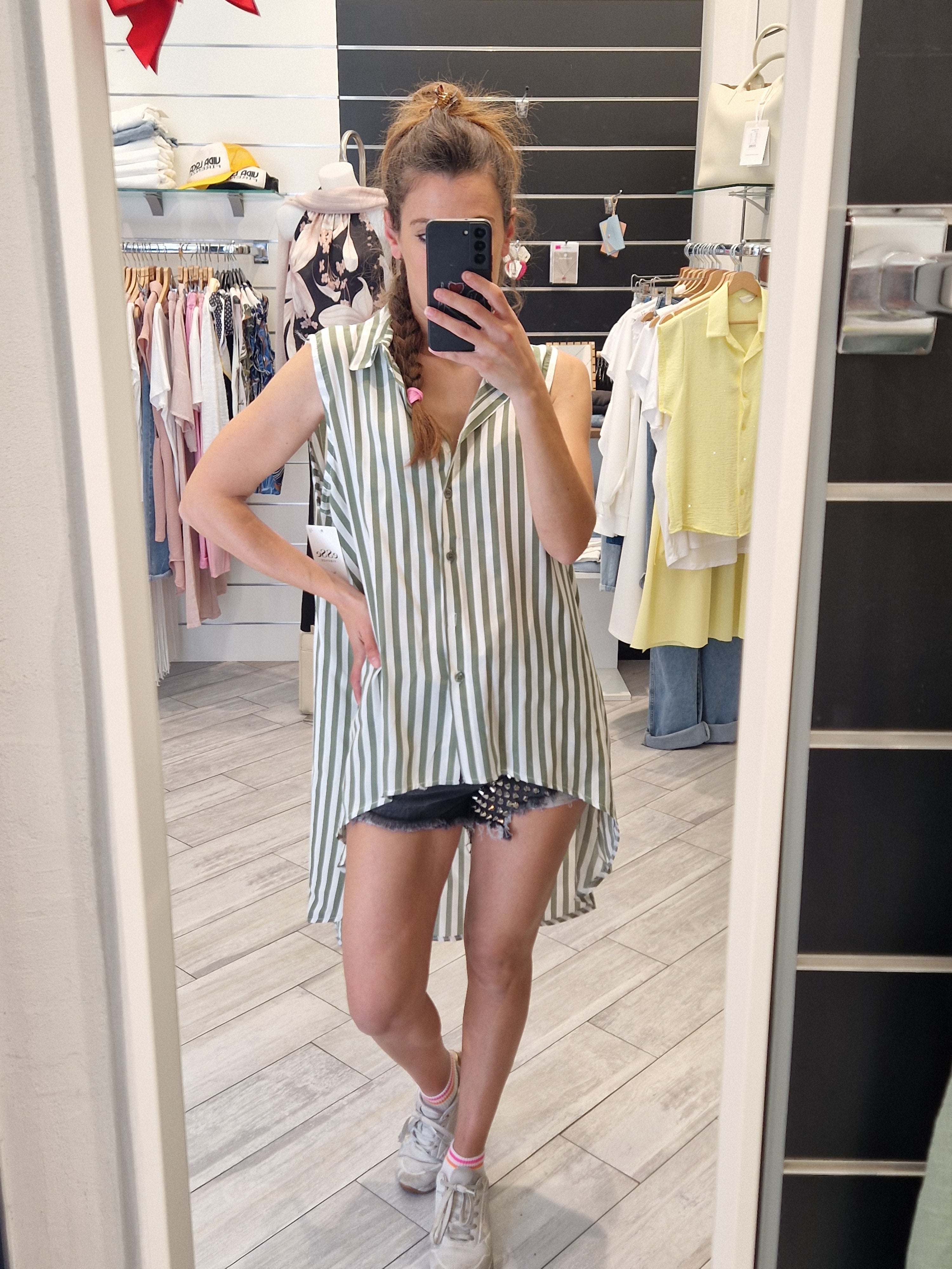 MAXI CAMICIA RIGHE 1.0
