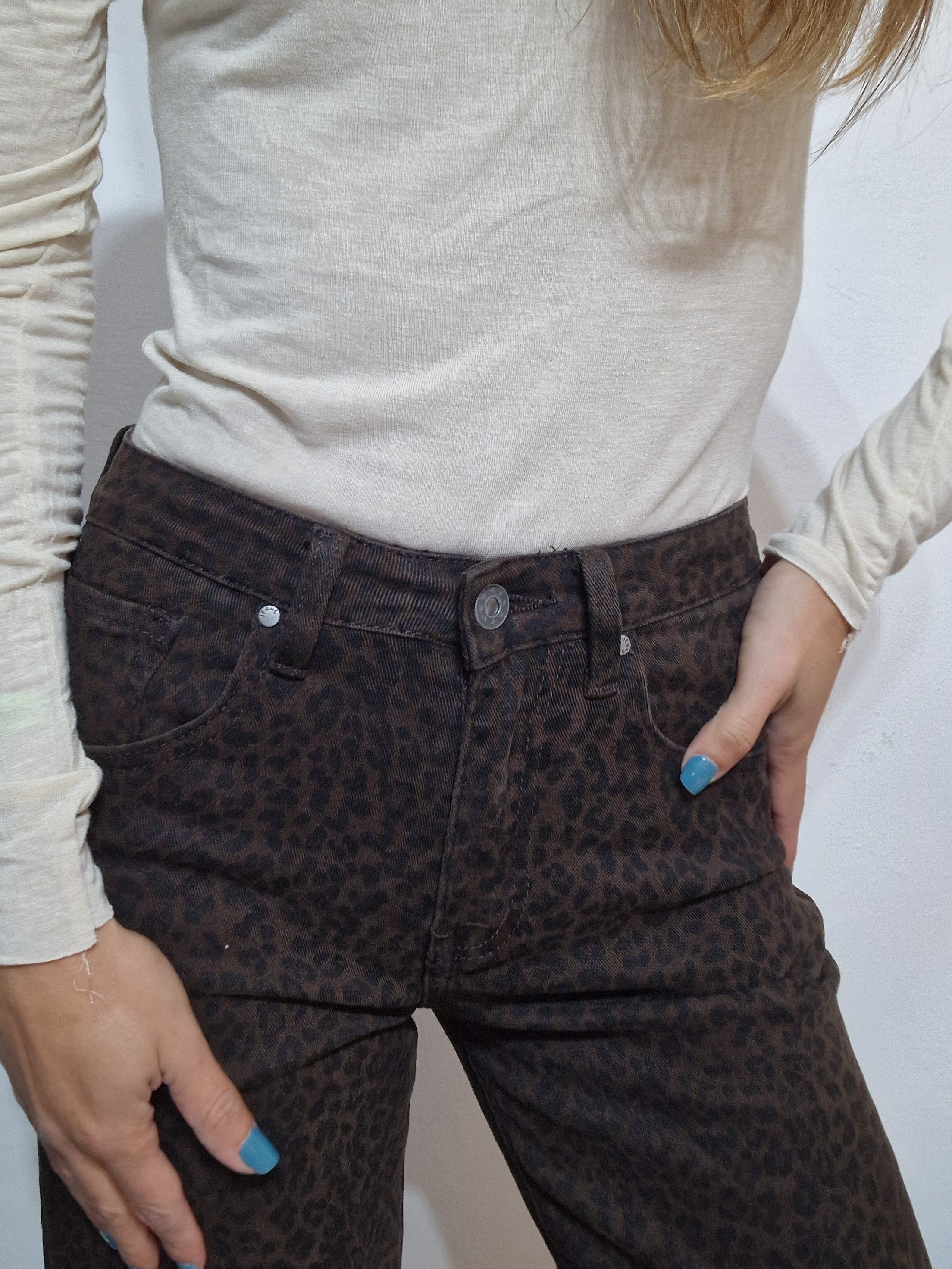 JEANS LEOPARD