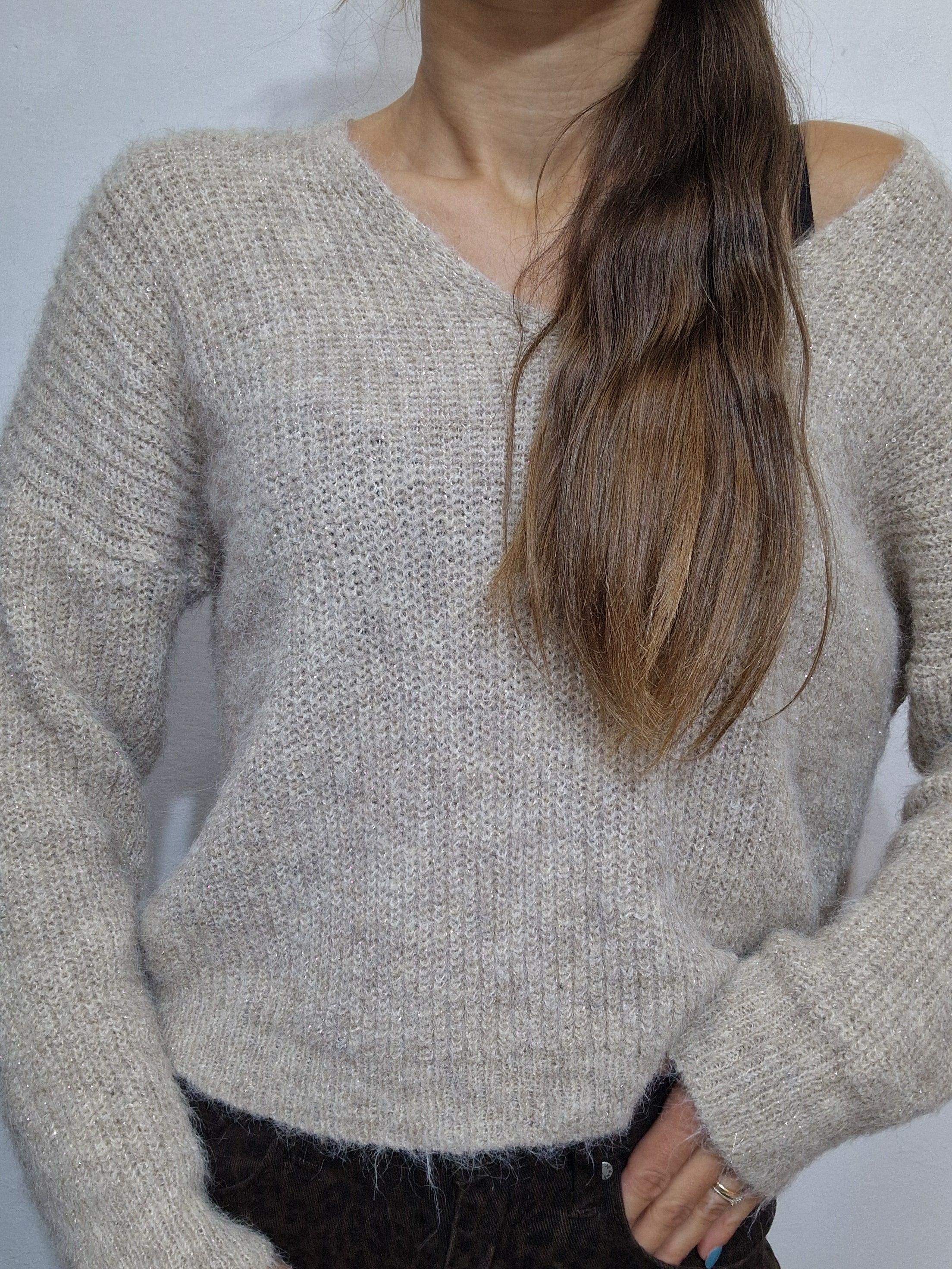 MAGLIA CHARLOTTE BEIGE
