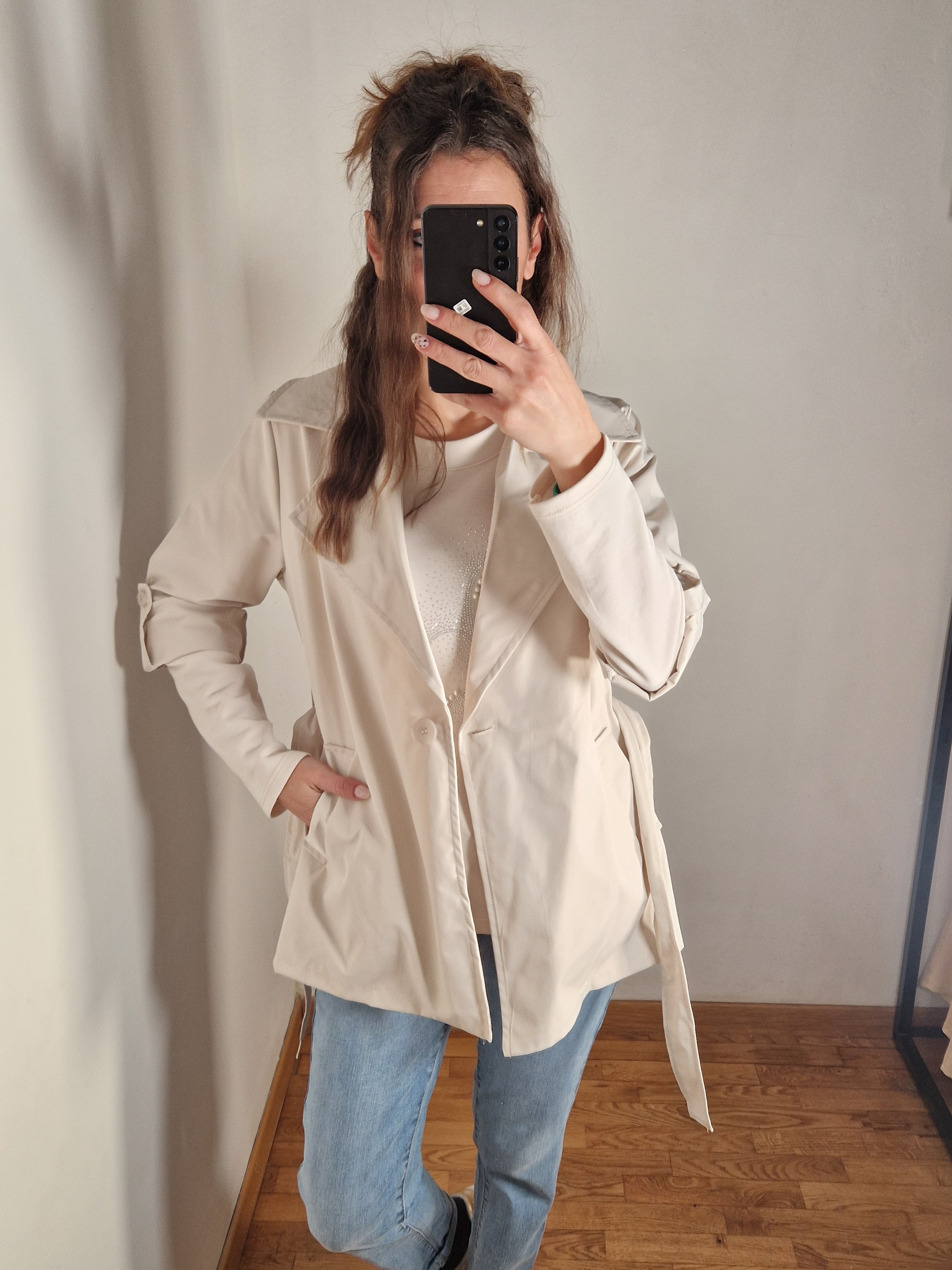 GIUBBINO TRENCH IMPERMIABILE