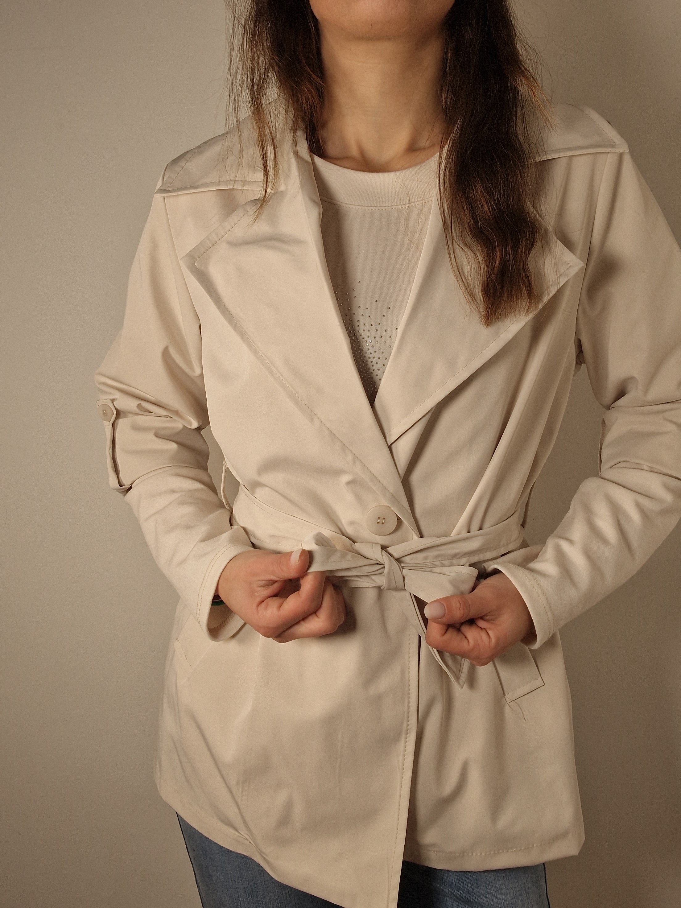 GIUBBINO TRENCH IMPERMIABILE