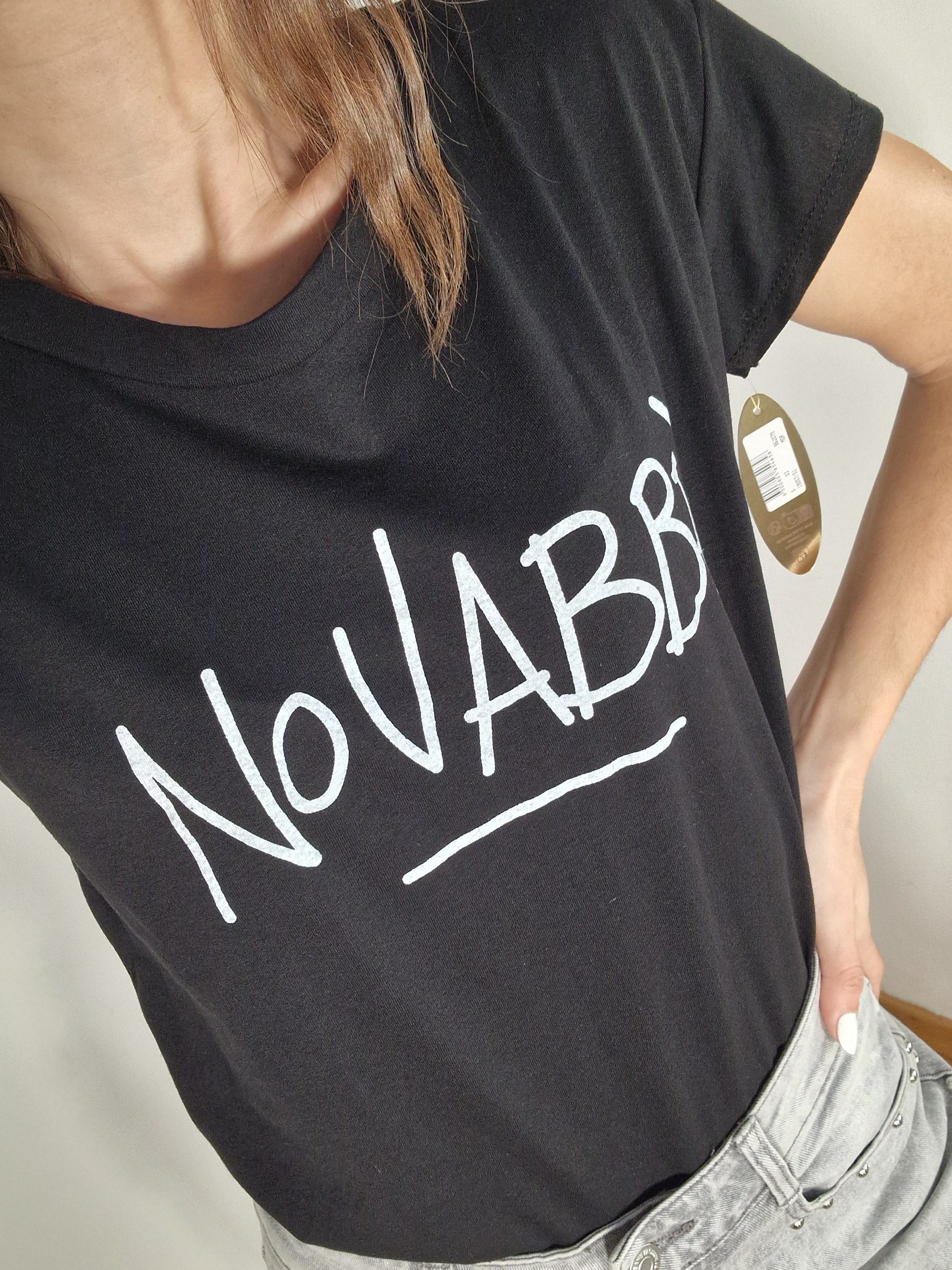 T-SHIRT "NO VABBE'"