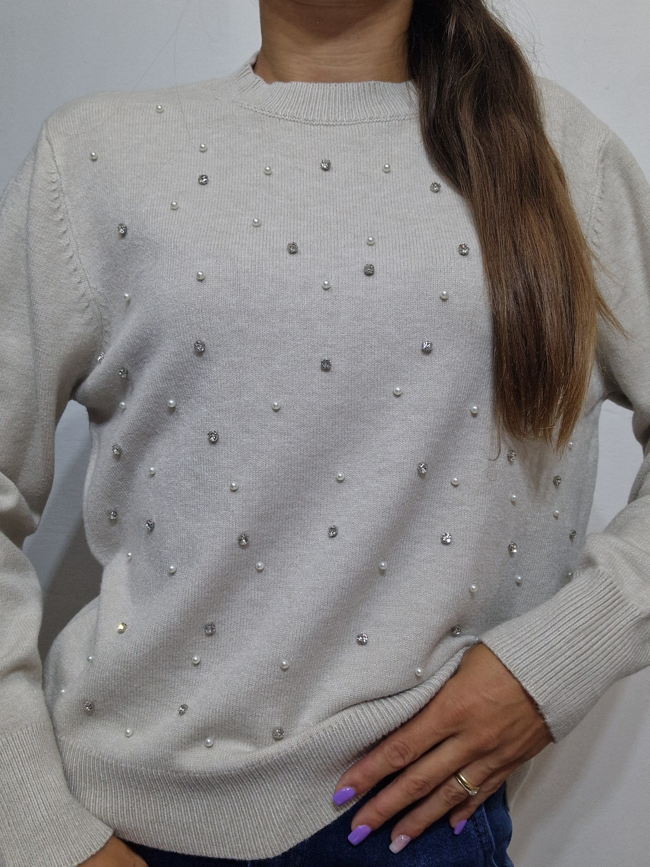 MAGLIA PERLE