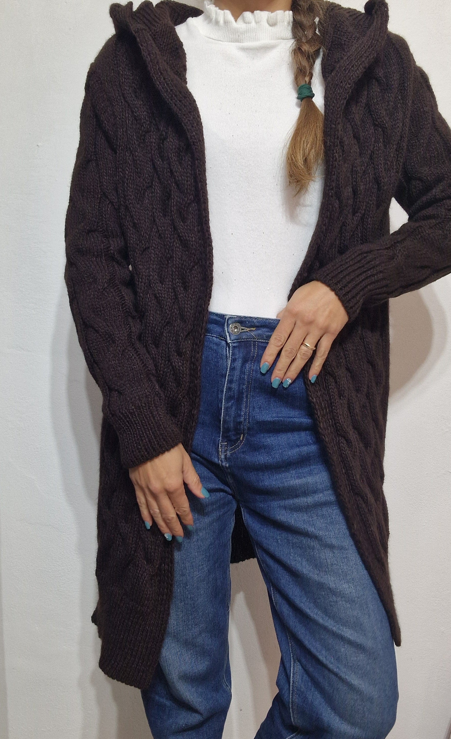CARDIGAN TRECCE
