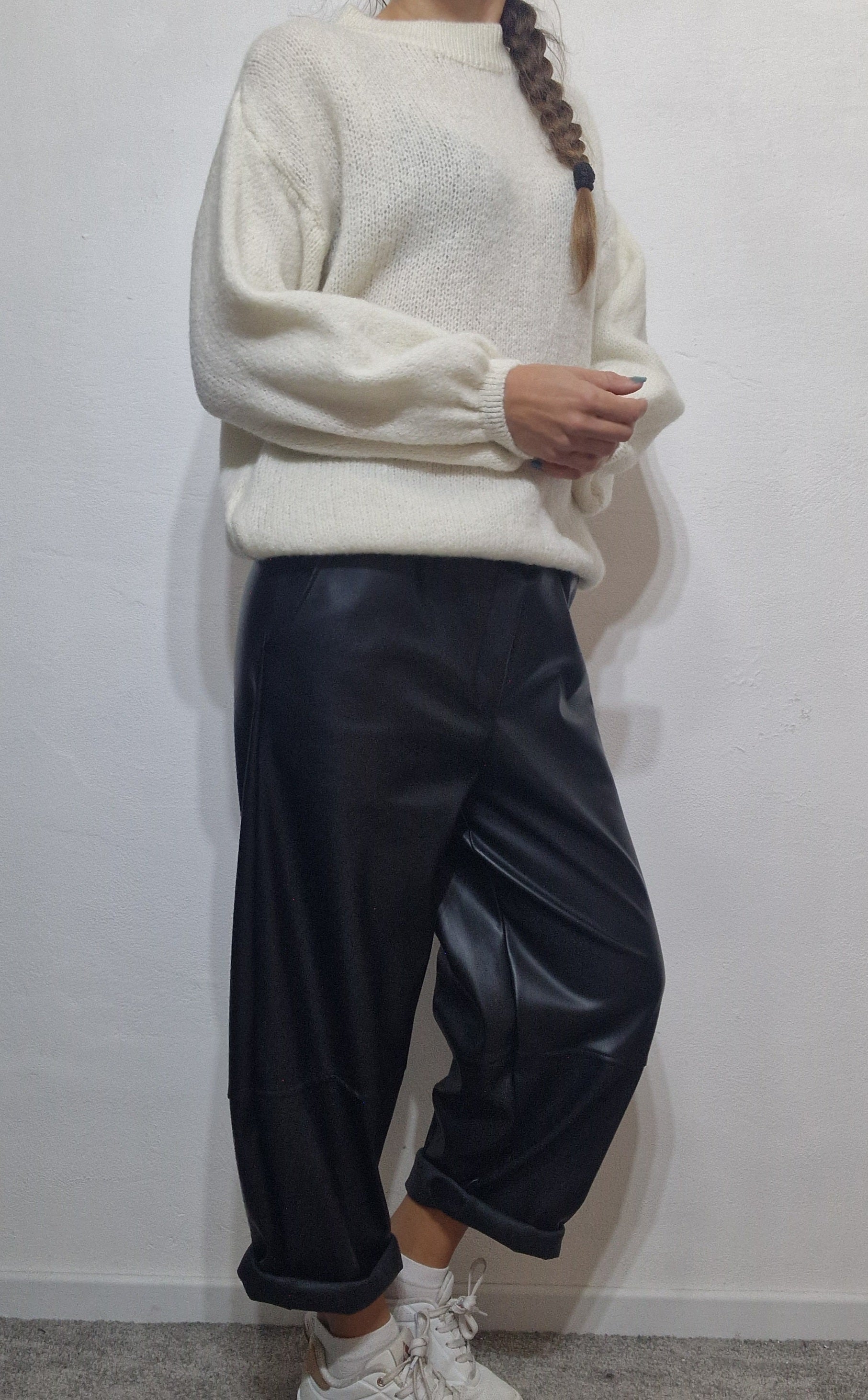 PANTALONE ECOPELLE LARGO