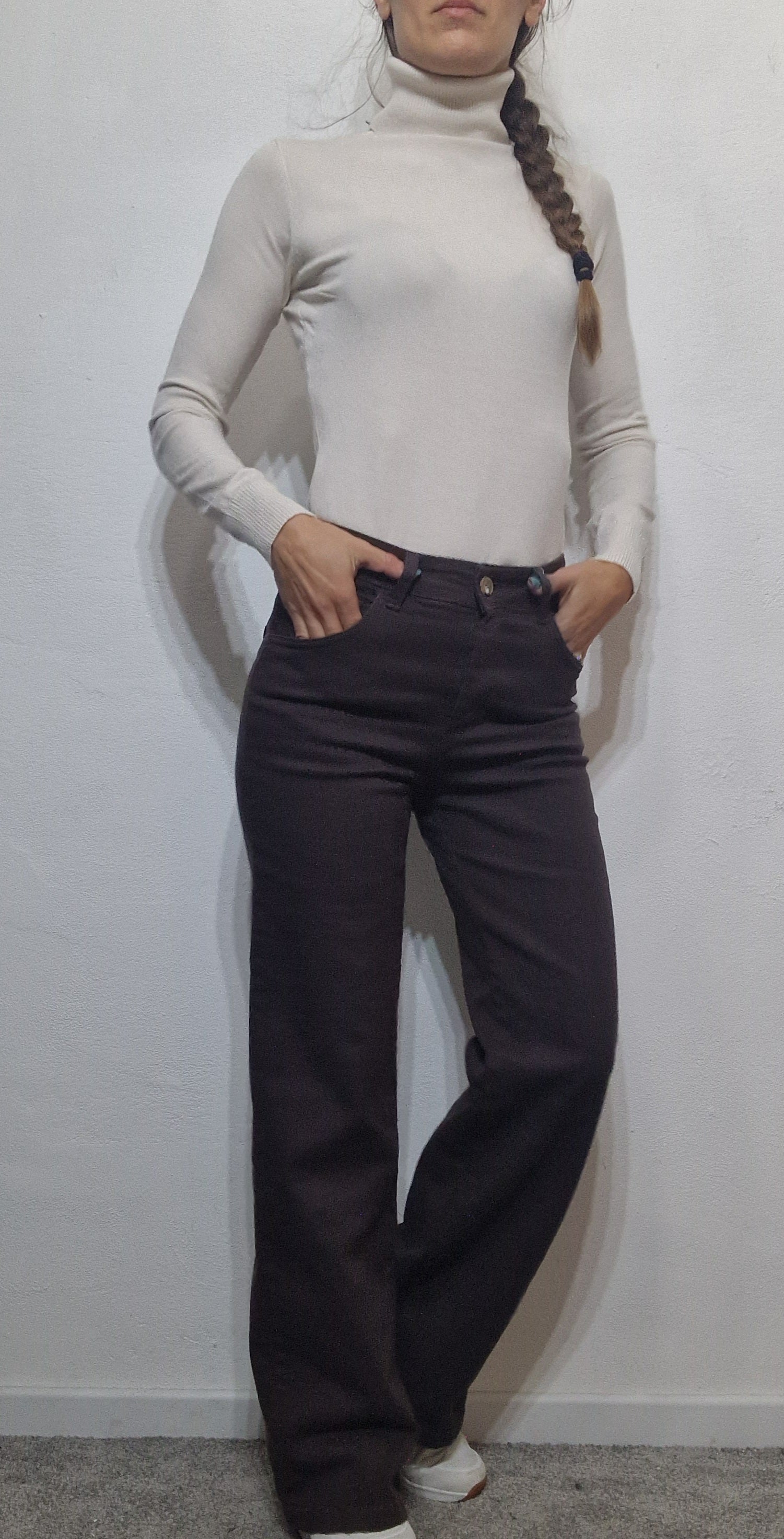 JEANS PALAZZO CROSS