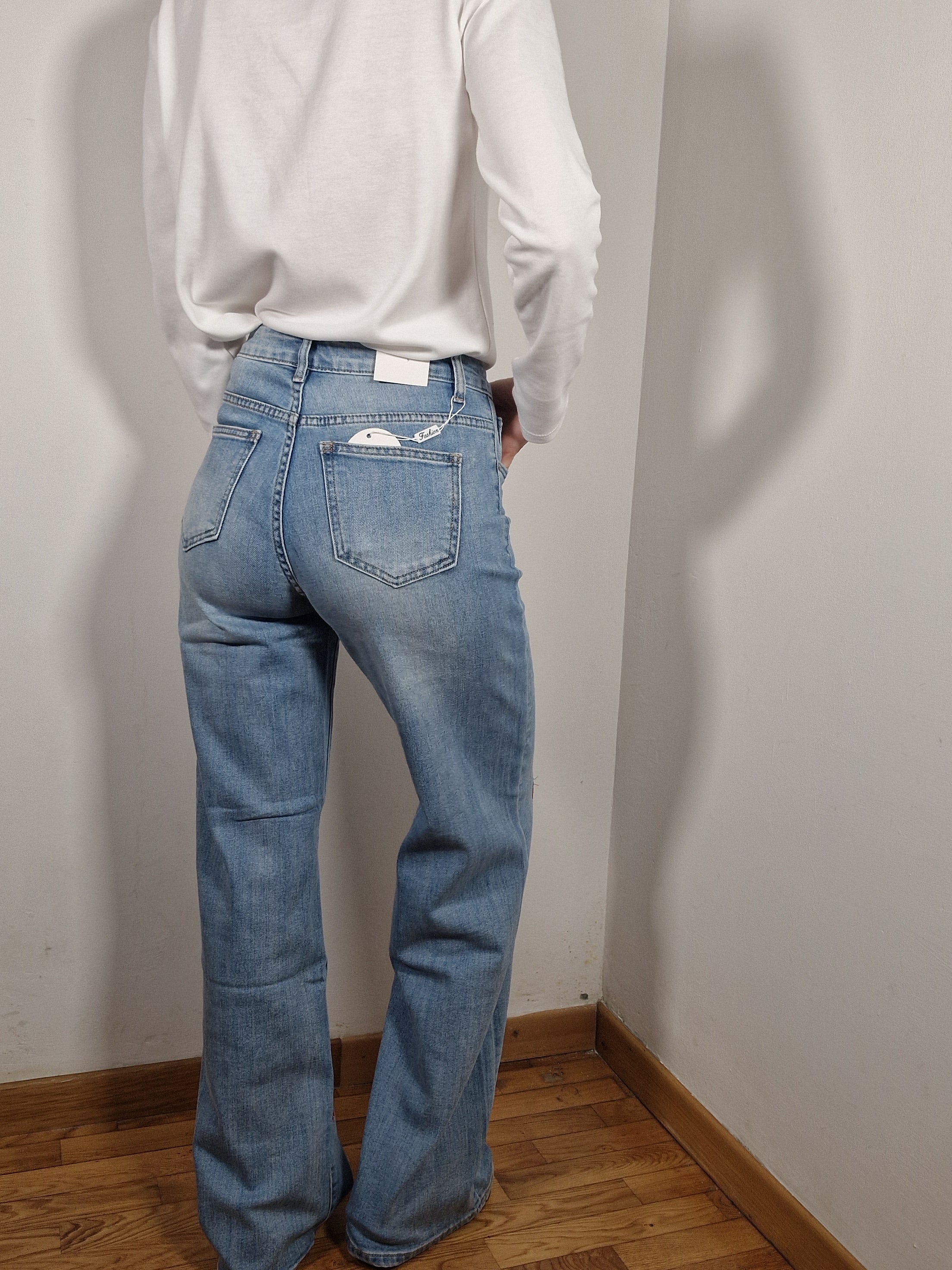 JEANS CILIEGE LARGHI