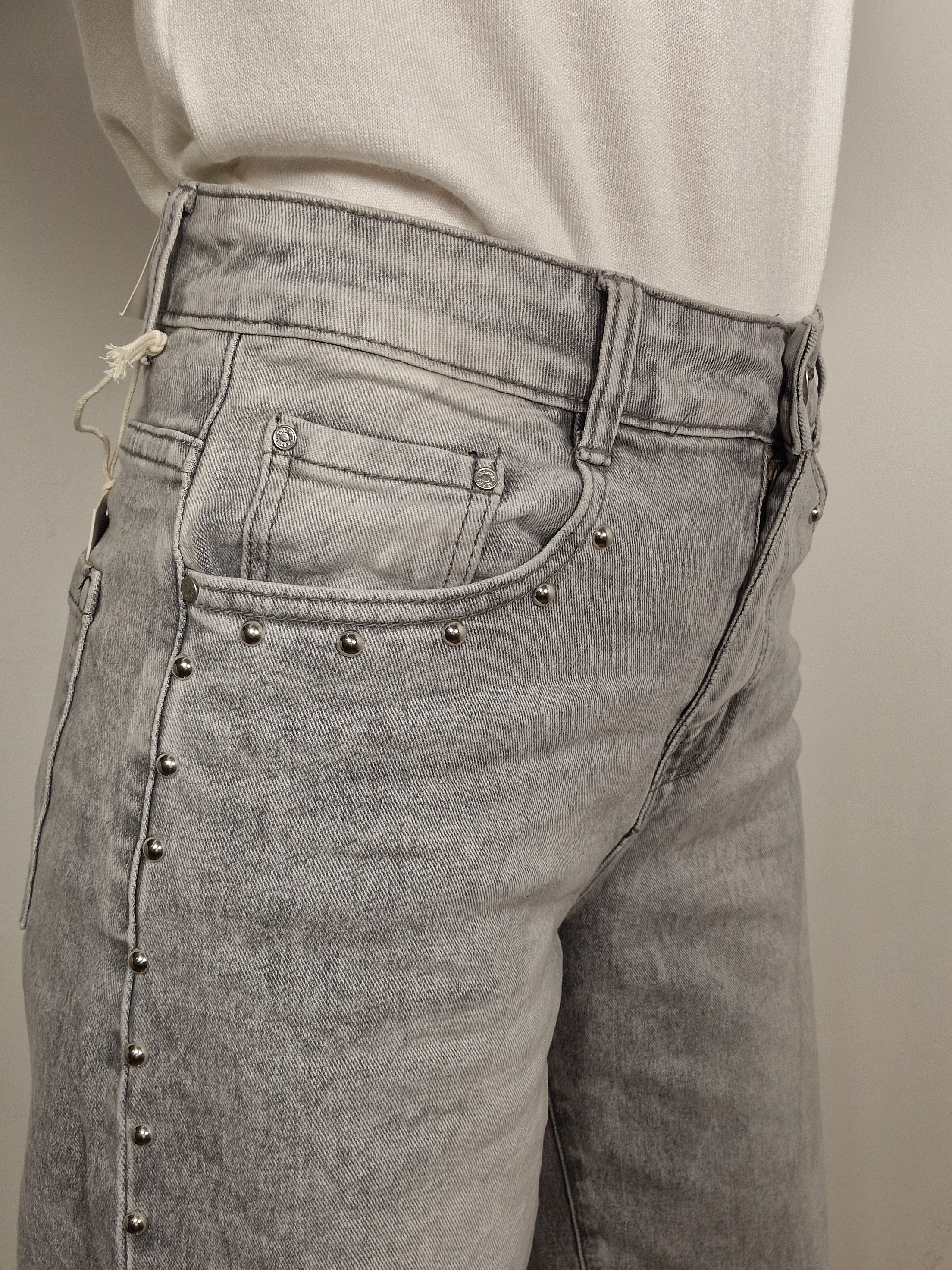 JEANS BALLOON BORCHIE