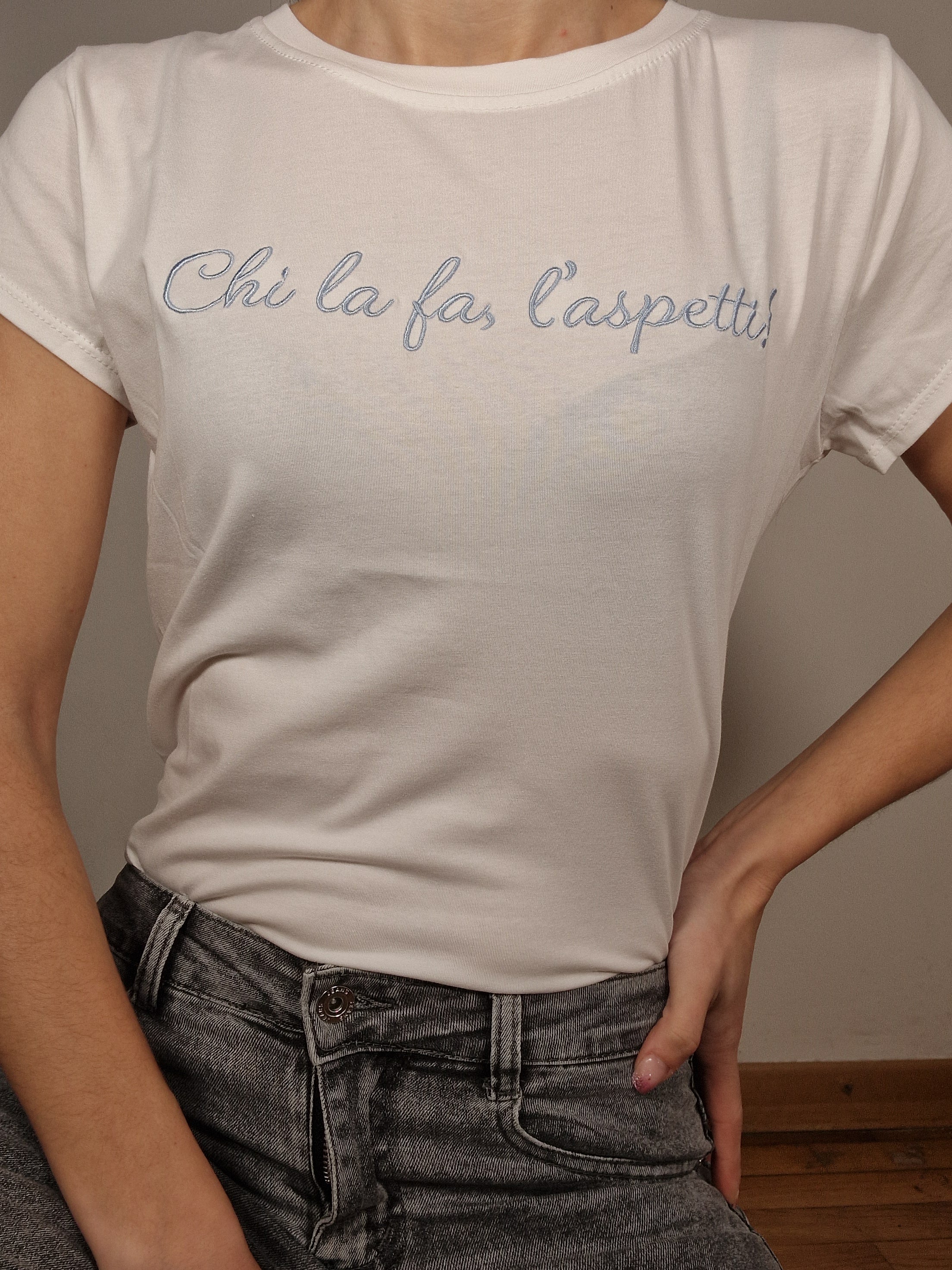 T-SHIRT " CHI LA FA L'ASPETTI"