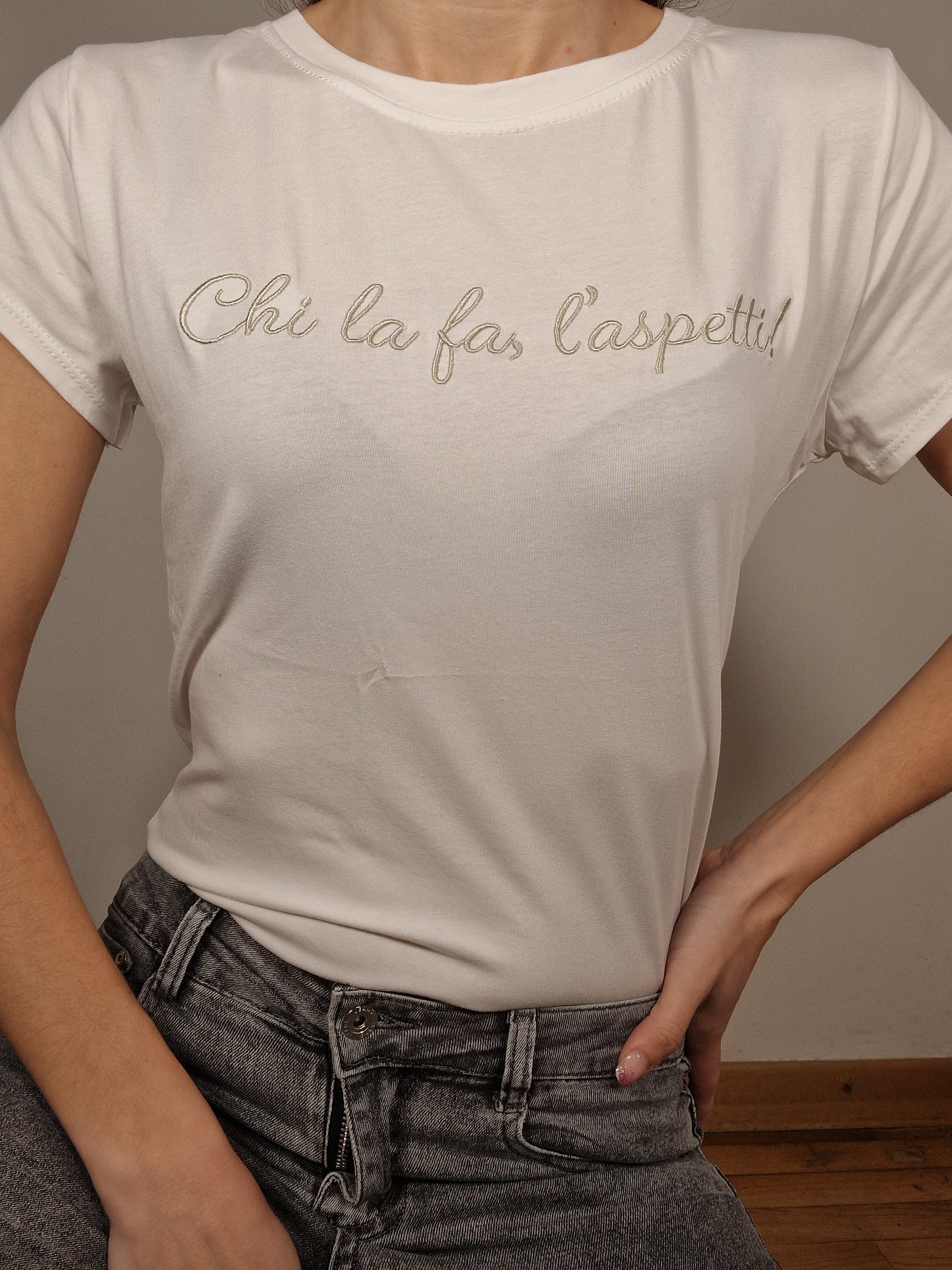 T-SHIRT " CHI LA FA L'ASPETTI"