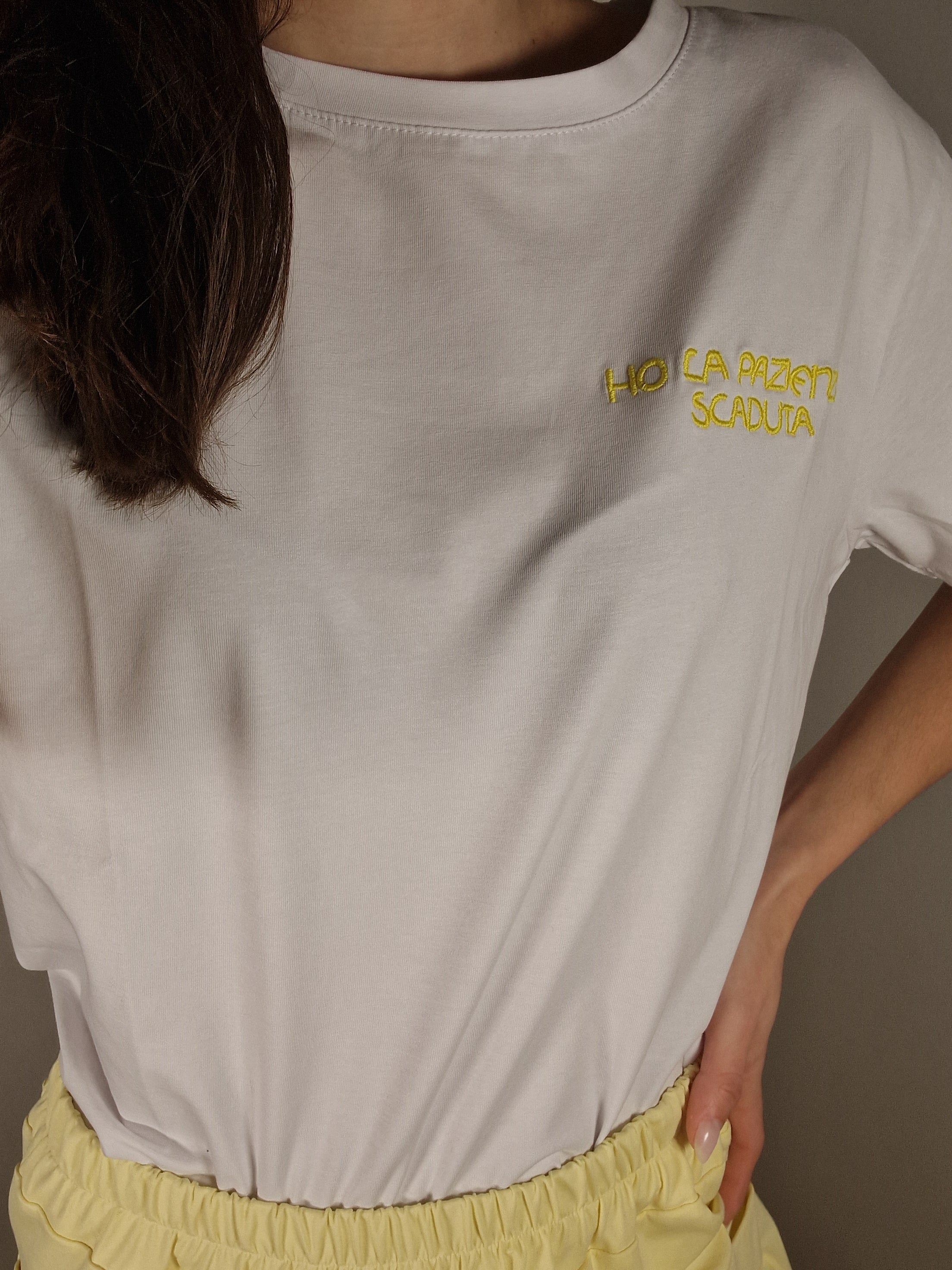 T-SHIRT " HO LA PAZIENZA SCADUTA"