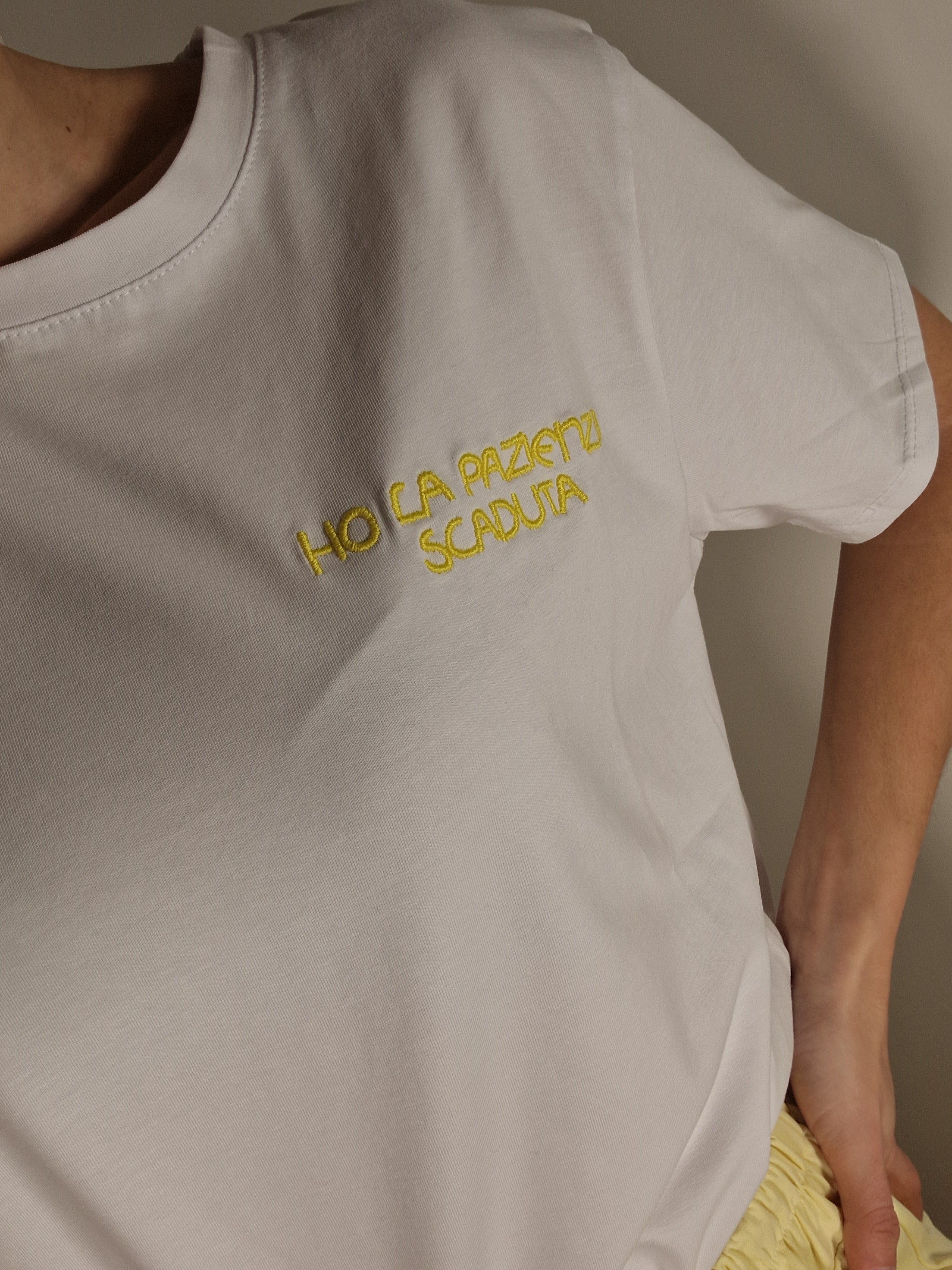 T-SHIRT " HO LA PAZIENZA SCADUTA"