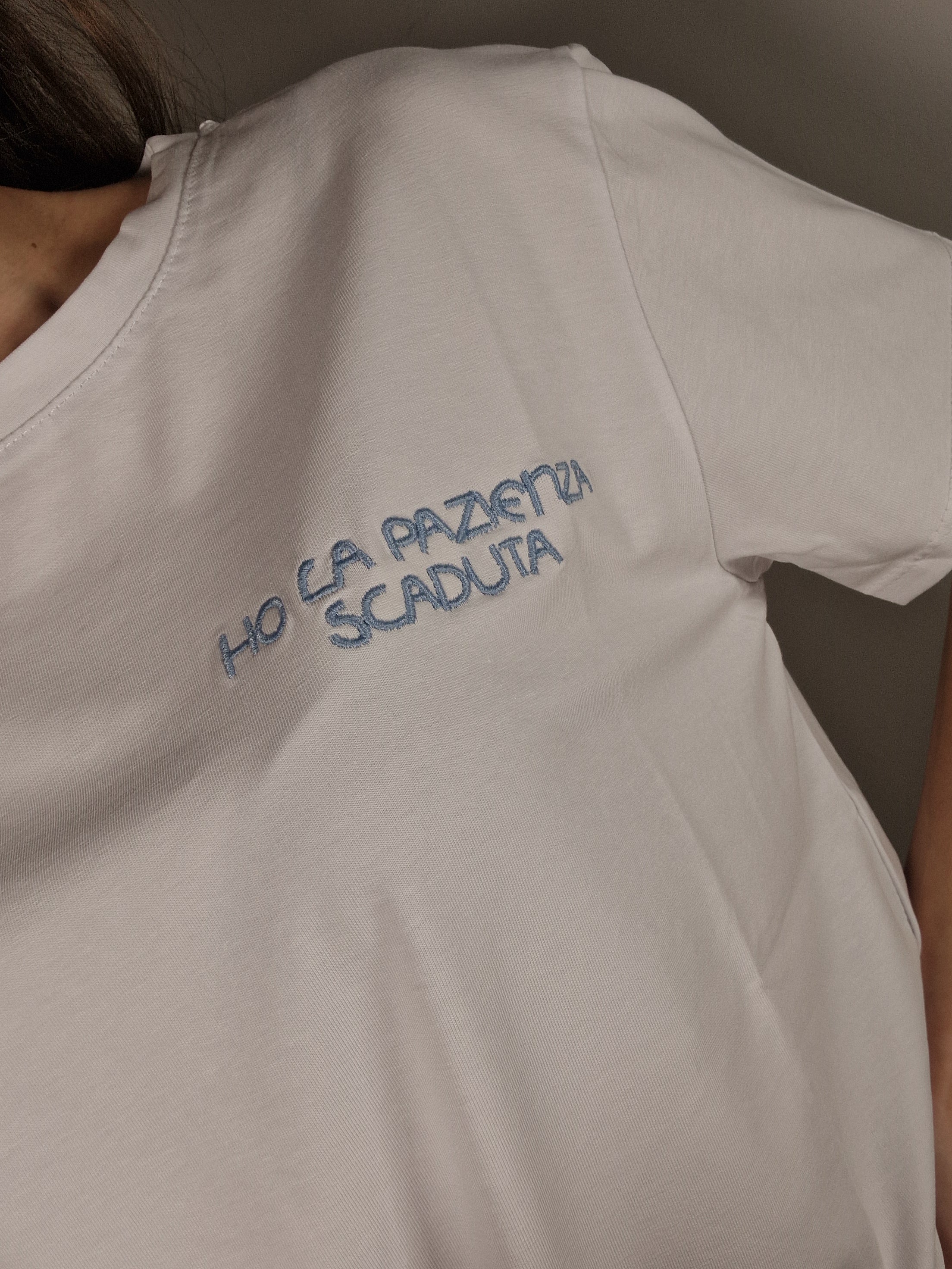 T-SHIRT " HO LA PAZIENZA SCADUTA"