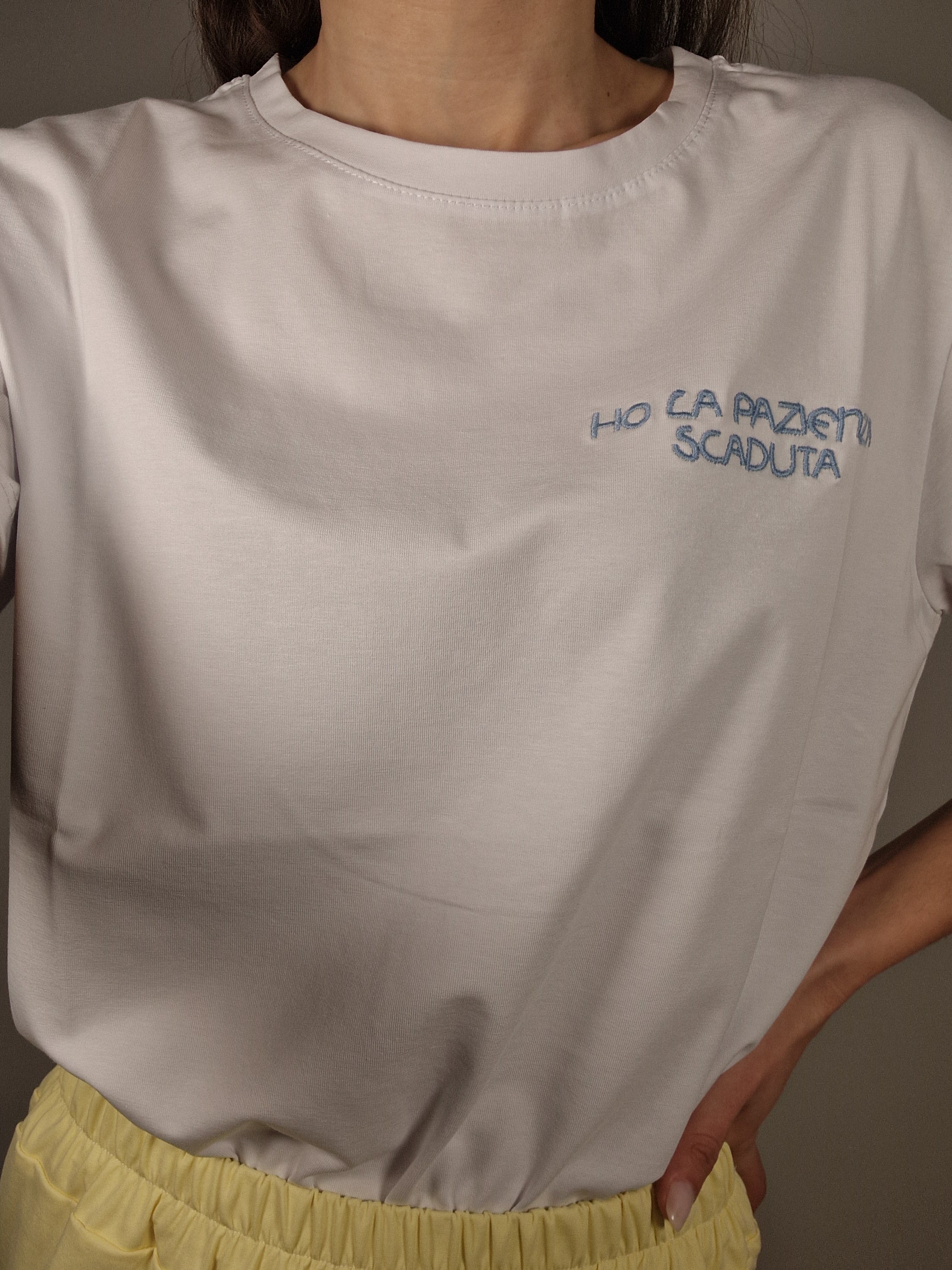 T-SHIRT " HO LA PAZIENZA SCADUTA"